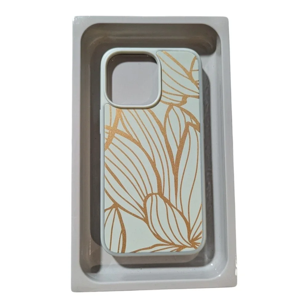 F2. Heyday Case For Apple iPhone 13 Pro - Abstract Green/Gold‎ (Open Box)